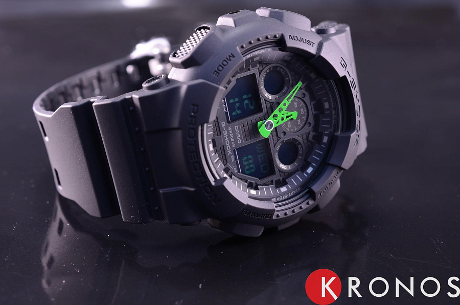 Часы Casio G-Shock GA-100C-1A3 — артикул GA-100C-1A3, мужские