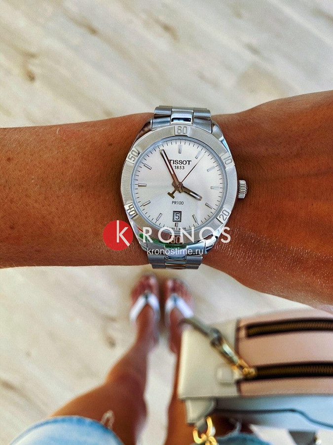 Часы Tissot PR 100 Sport Chic T101.910.11.031.00 — кварцевые, Швейцария, женские