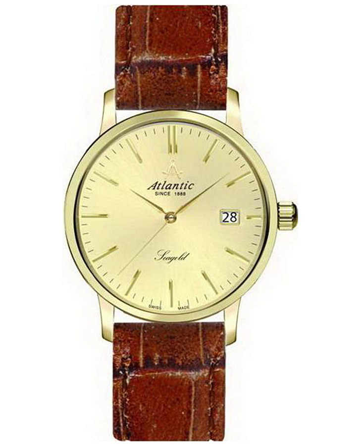 Часы Atlantic Seagold 95342.65.31 — мужские, шампань