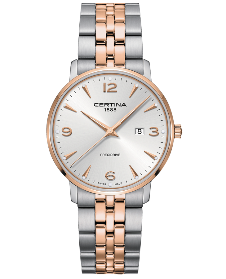 Часы Certina DS Caimano C035.410.22.037.01 — мужские, серебристый
