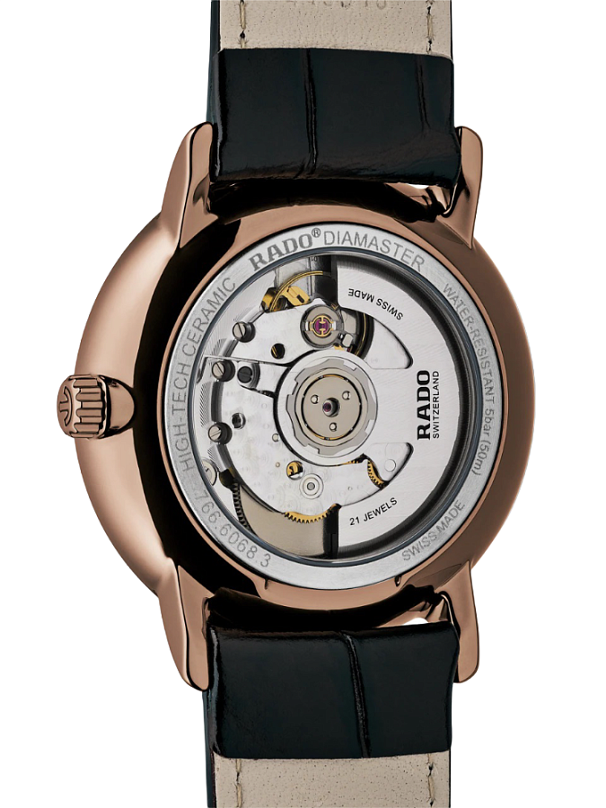 Часы Rado Diamaster Thinline R14068166 — механические, керамика металл