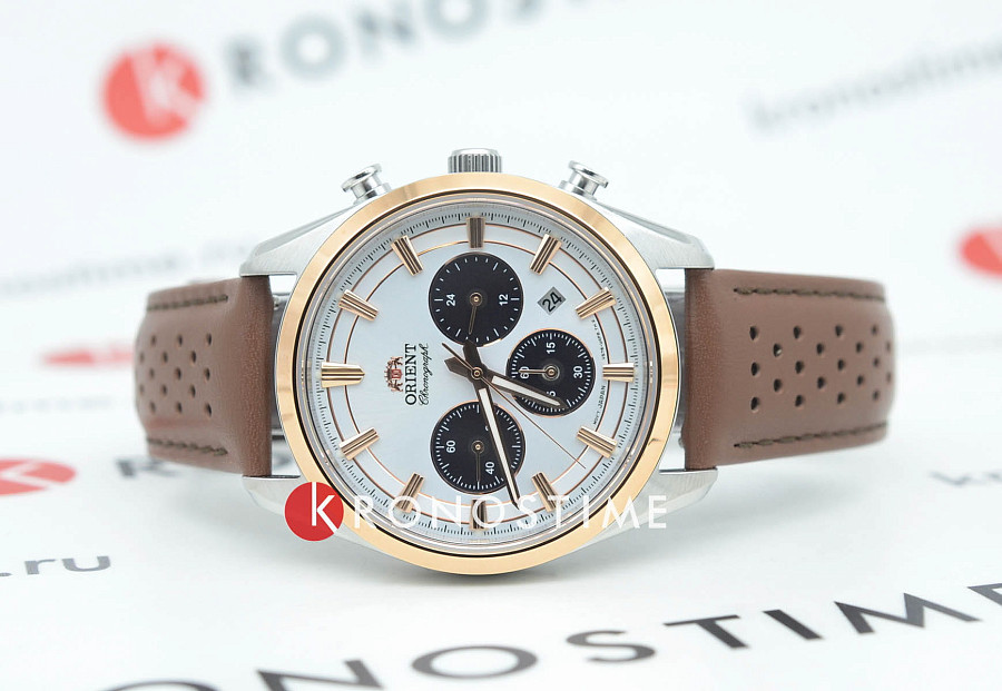 Часы Orient Chronograph RA-TX0306S (RN-TX0306S) — кварцевые, металл сталь