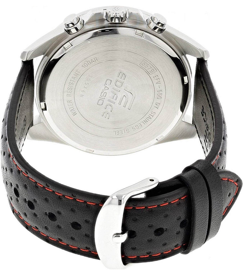 Часы Casio Edifice EFV-550L-1AVUDF (EFV-550L-1A) — металл сталь, Япония
