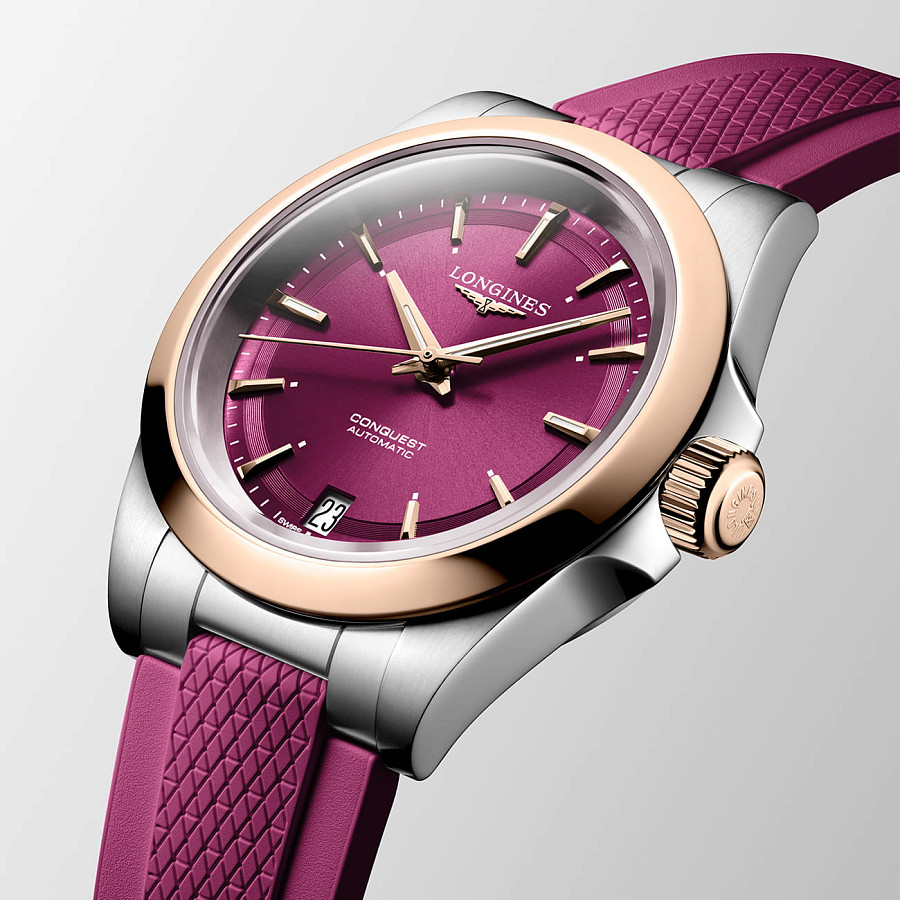 Часы Longines Conquest L3.430.5.98.9 — каучук, женские