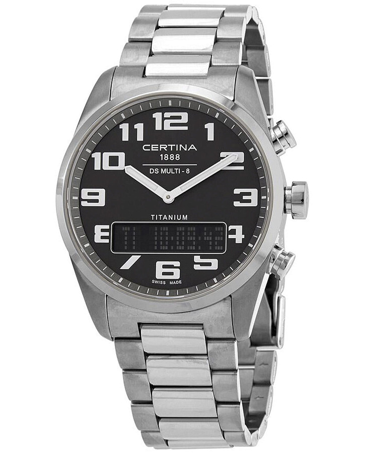 Часы Certina DS Multi C020.419.44.082.01 — мужские, черный