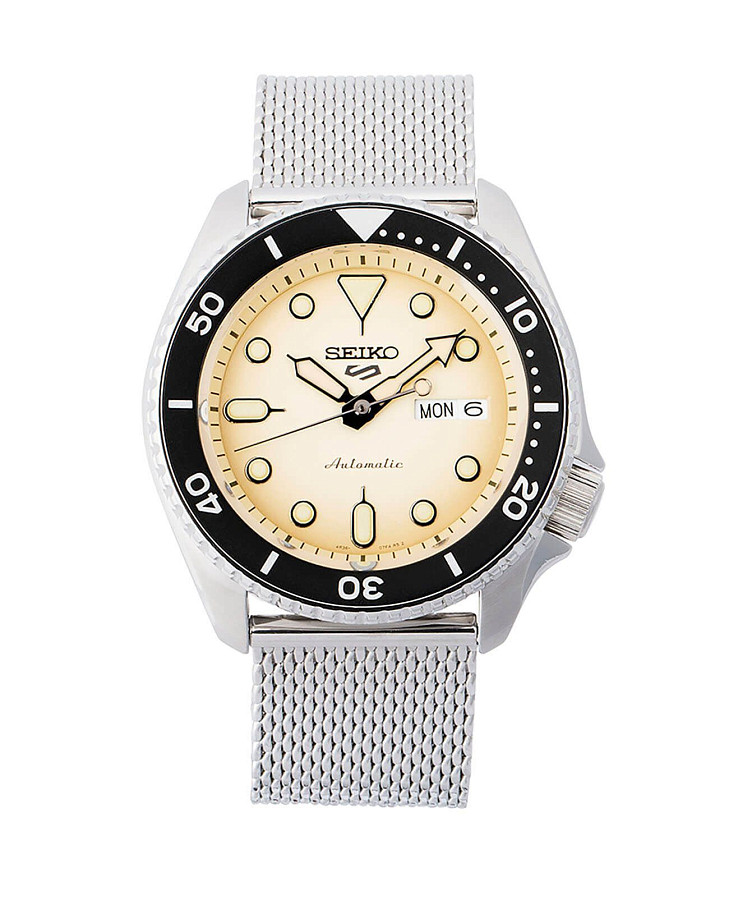 Часы Seiko 5 Sports SRPD67K1 — желтый, сталь металл