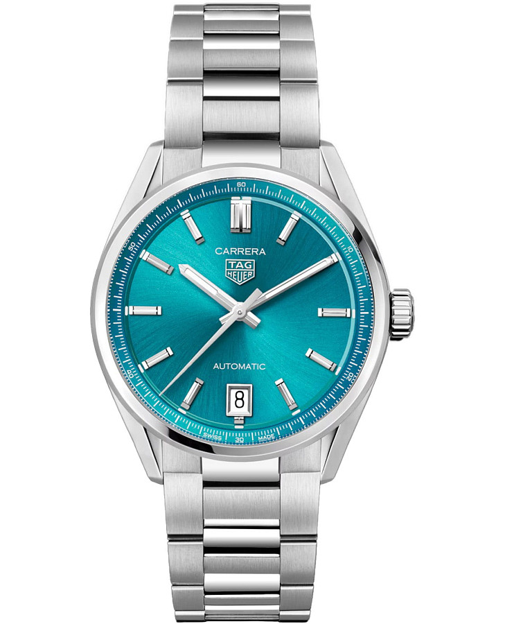Часы TAG Heuer Carrera Date WBN2316.BA0001 — женские, бирюзовый