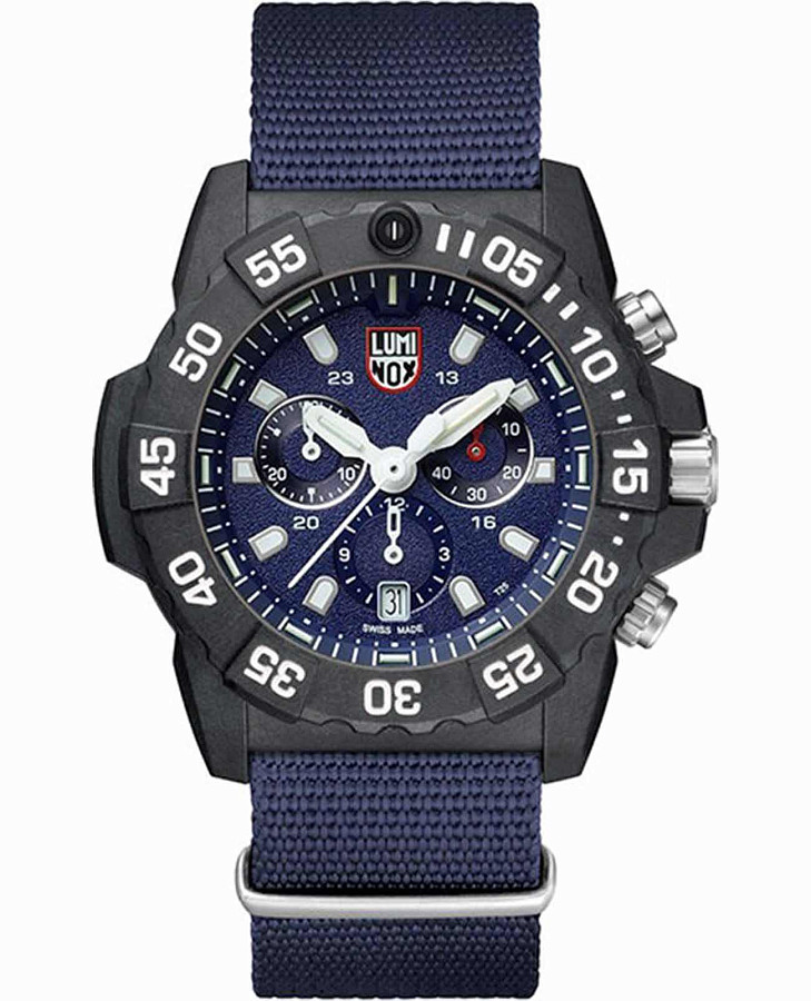 Часы Luminox Navy SEAL Chronograph 3580 Series XS.3583.ND — мужские, синий