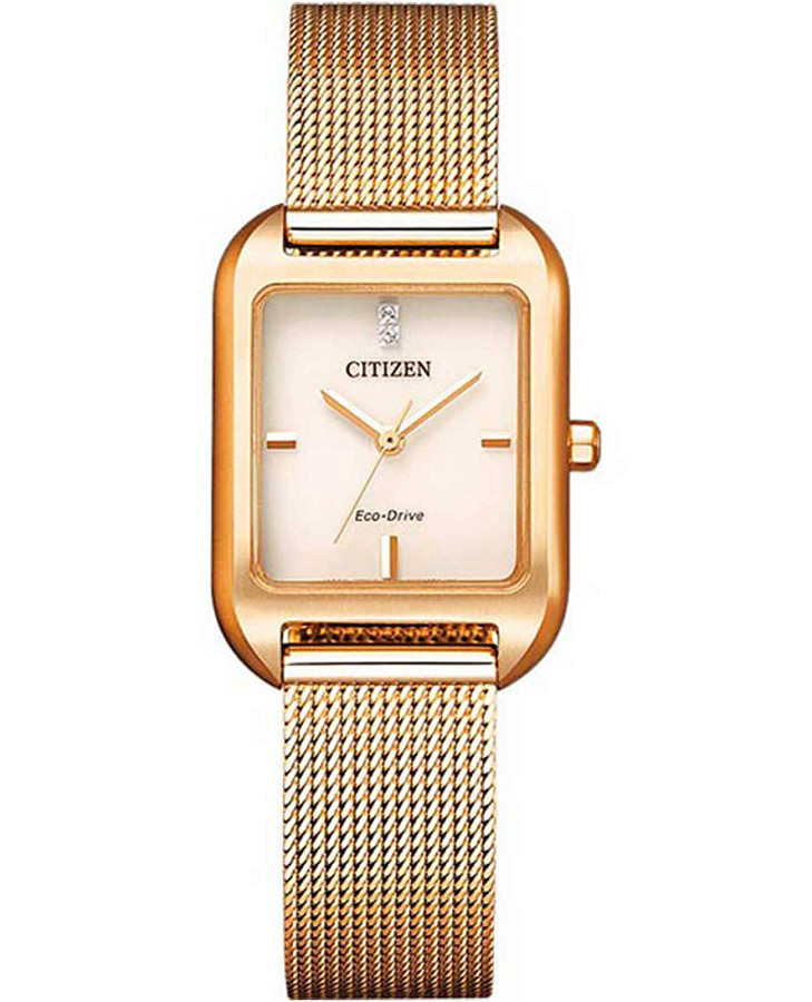 Часы Citizen Eco-Drive EM0493-85P — женские, бежевый
