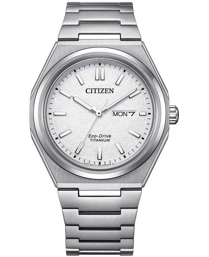 Часы Citizen Eco-Drive AW0130-85A — мужские, белый