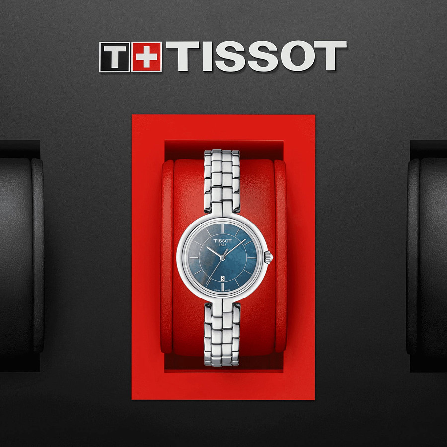 Часы Tissot Flamingo T094.210.11.121.00 — сталь металл, Швейцария