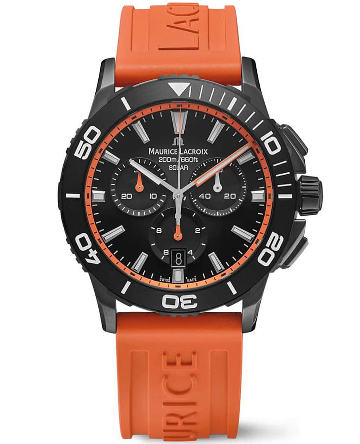Часы Maurice Lacroix Pontos PT1038-DLB00-330-6 — мужские, черный