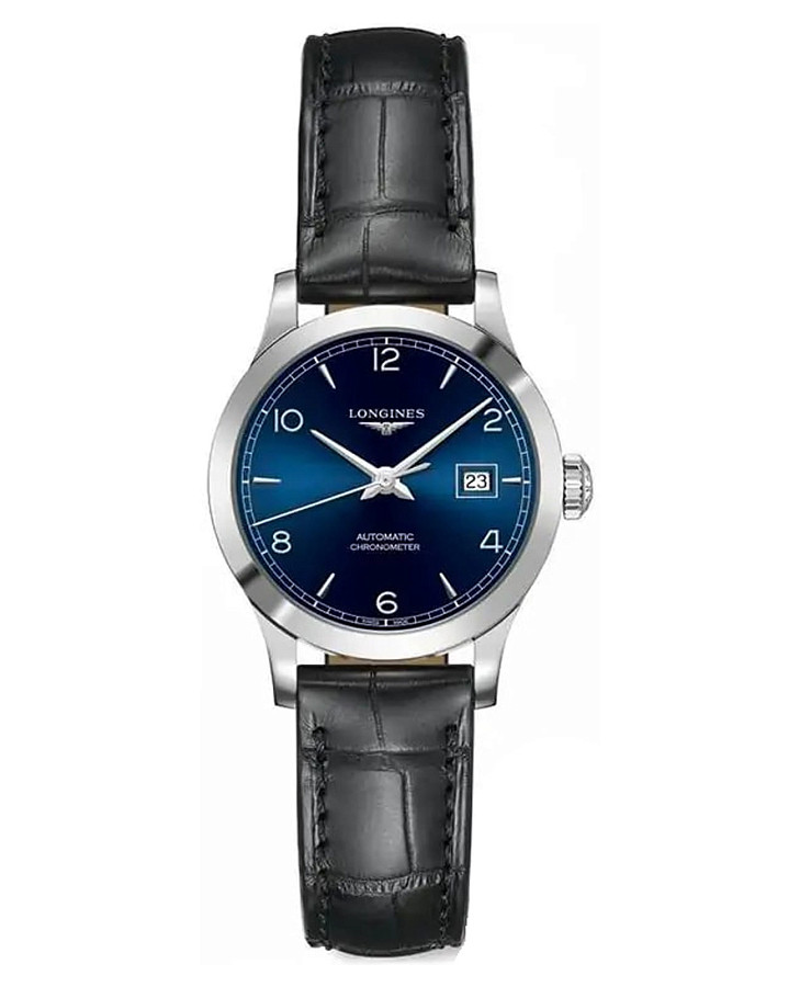 Часы Longines Record Collection L2.321.4.96.2 — женские, синий