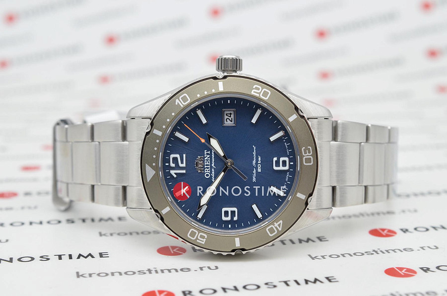 Часы Orient Mako Kamasu RA-WJ0002L (RN-WJ0002L) — кварцевые, металл сталь алюминий