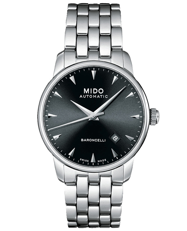 Часы Mido Baroncelli Gent M8600.4.18.1 — мужские, черный