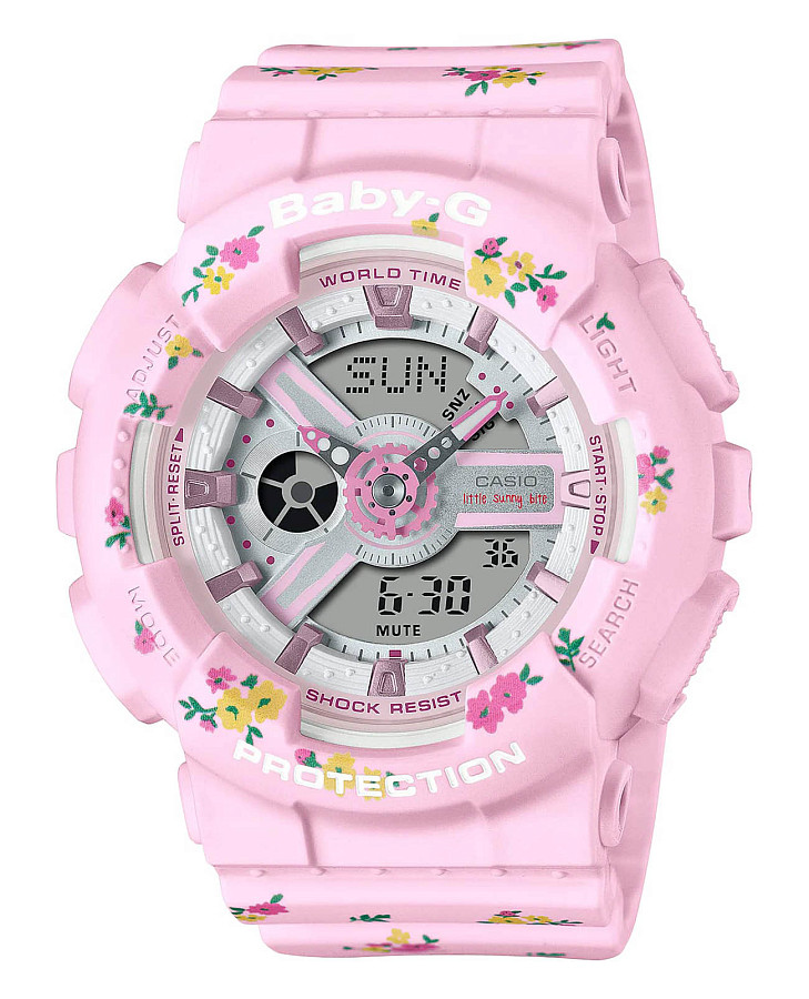 Часы Casio Baby-G BA-110LSB-4ADR — женские, розовый
