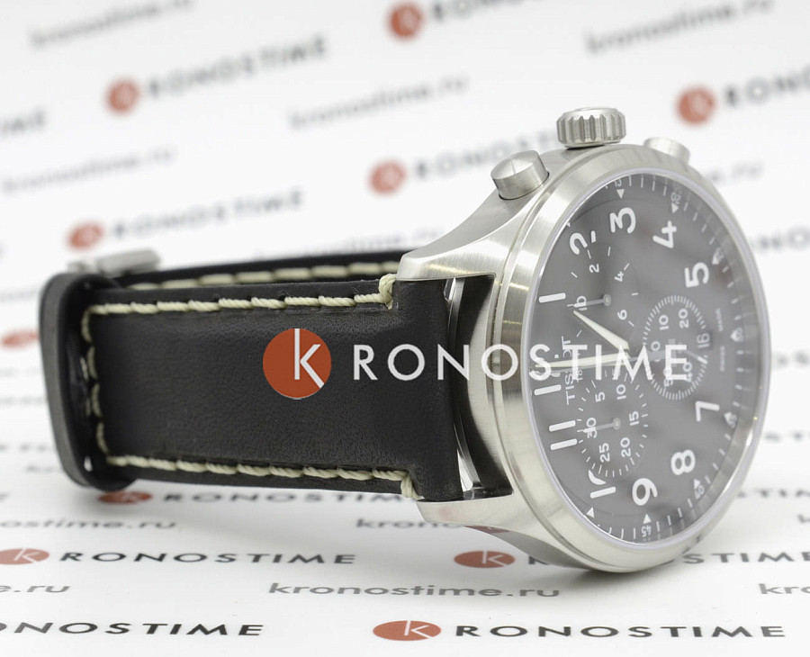 Часы Tissot Chrono XL T116.617.16.062.00 — мужские, кожаный