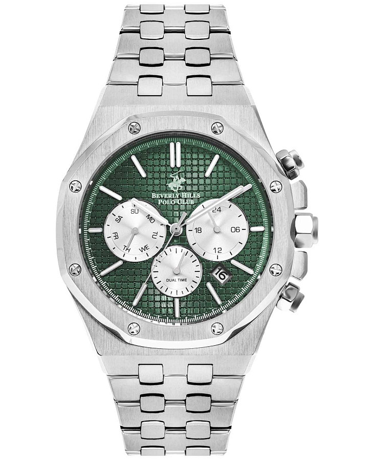 Часы Beverly Hills Polo Club BP3051X.371 — мужские, зеленый