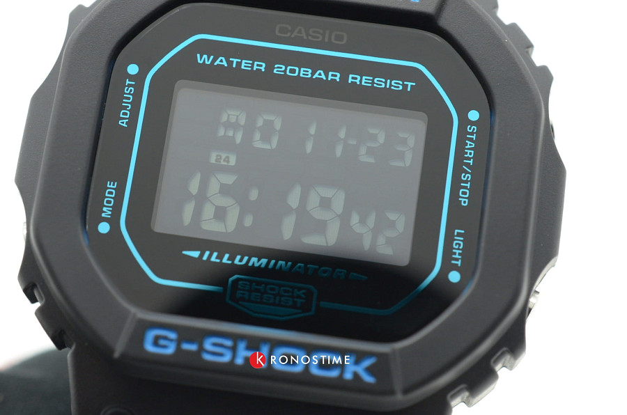 Часы Casio G-Shock DW-5600BBM-1 — пластик, Япония