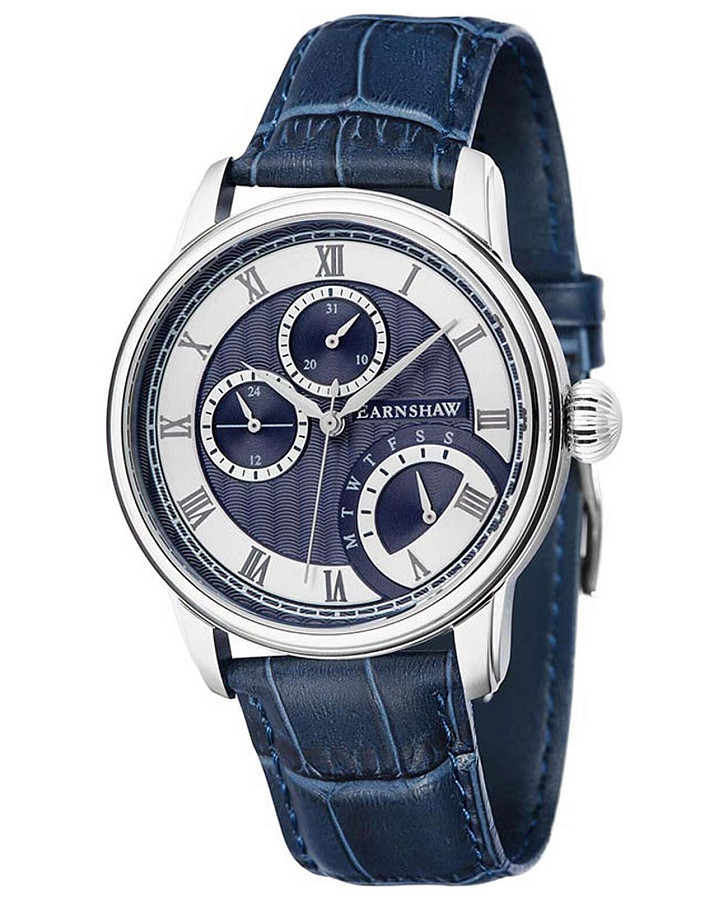 Часы Earnshaw Longitude ES-8104-02 — мужские, синий