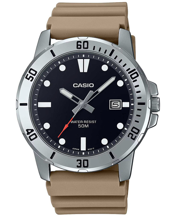 Часы Casio Collection MTP-VD01-5EVUDF — мужские, черный