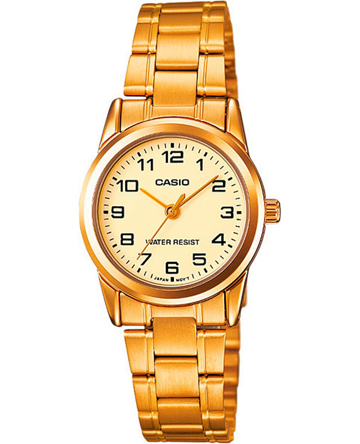 Часы Casio LTP-V001G-9B — женские, шампань