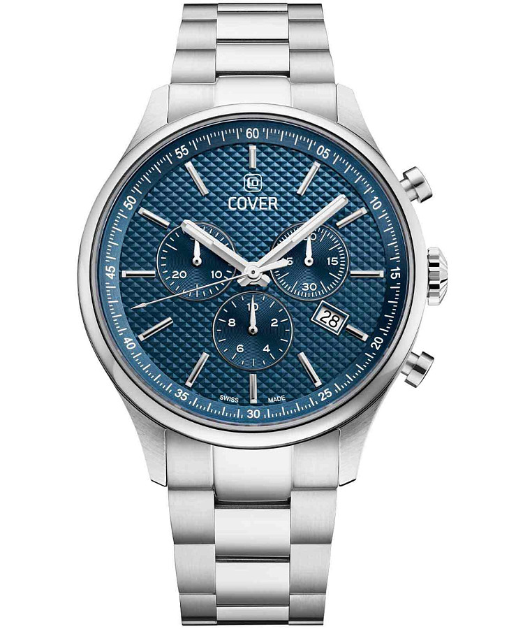 Часы Cover Chapman Chrono II CO220.03 — мужские, синий