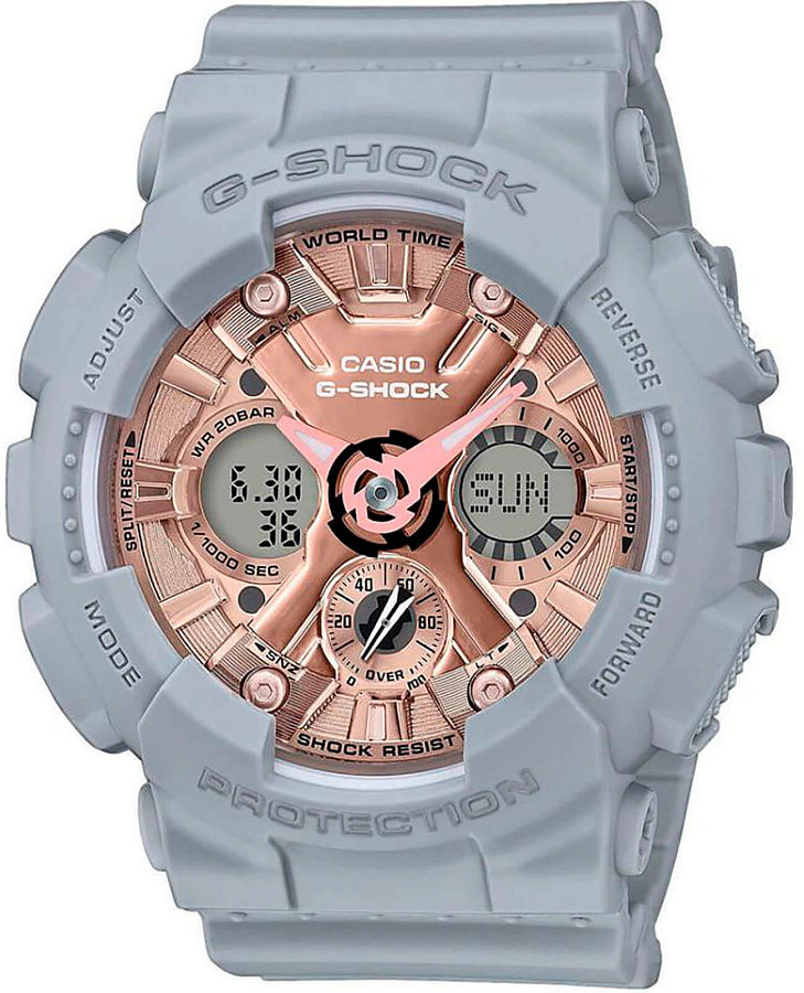 Часы Casio G-Shock GMA-S120MF-8A — женские, золотистый