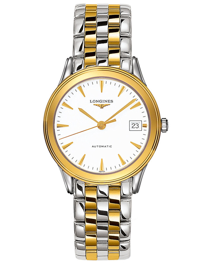 Часы Longines Flagship L4.774.3.22.7 — мужские, белый