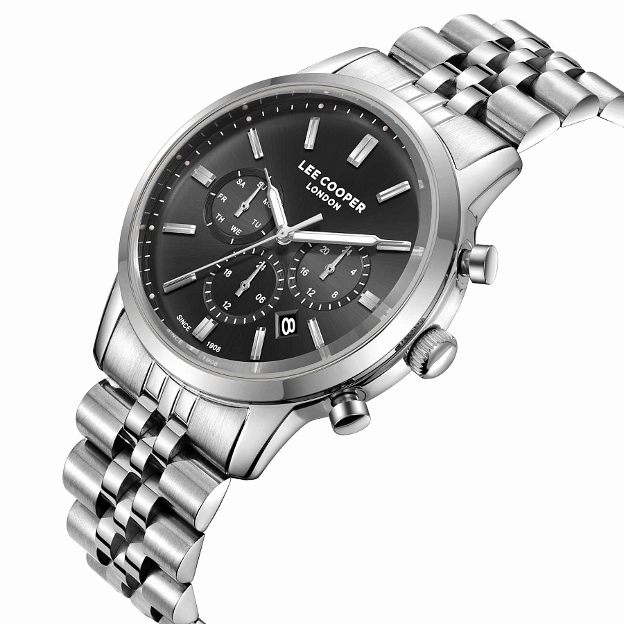 Часы Lee Cooper LC08187.350 — кварцевые, суперметалл металл