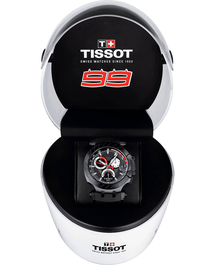 Часы Tissot T-Race Jorge Lorenzo T115.417.37.061.01 — черный, металл сталь