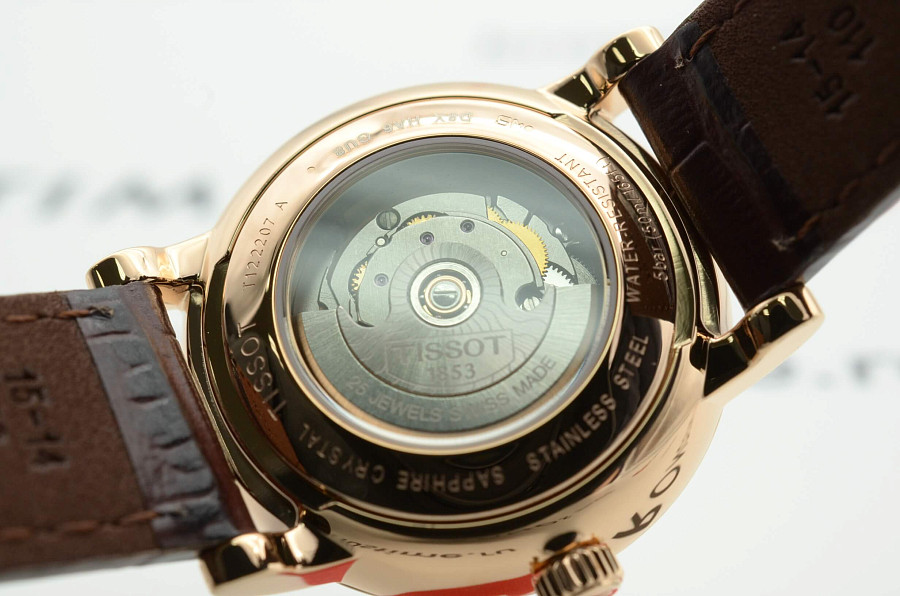 Часы Tissot Carson Premium Automatic Lady T122.207.36.033.00 — женские, механические