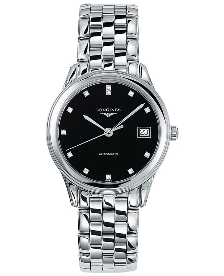 Часы Longines Flagship L4.774.4.57.6 — мужские, черный