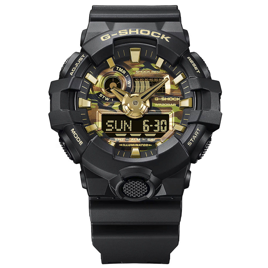 Часы Casio G-Shock GA-700CF-1A — кварцевые, пластик