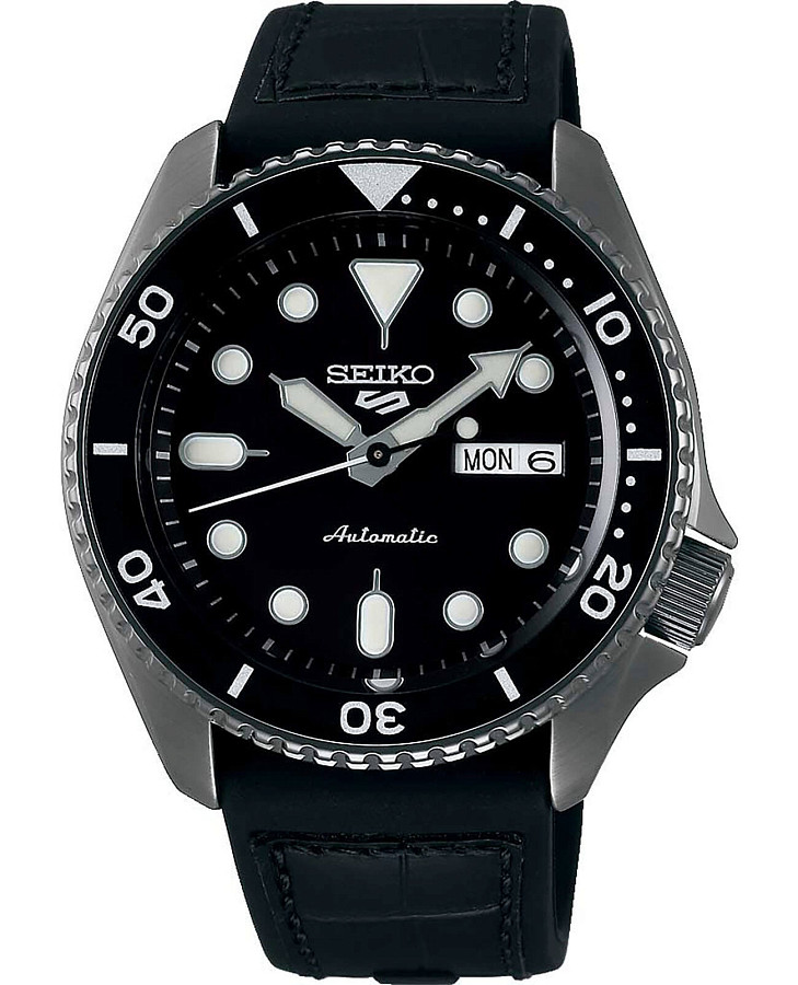 Часы Seiko 5 Sports SRPD65K3 — мужские, черный