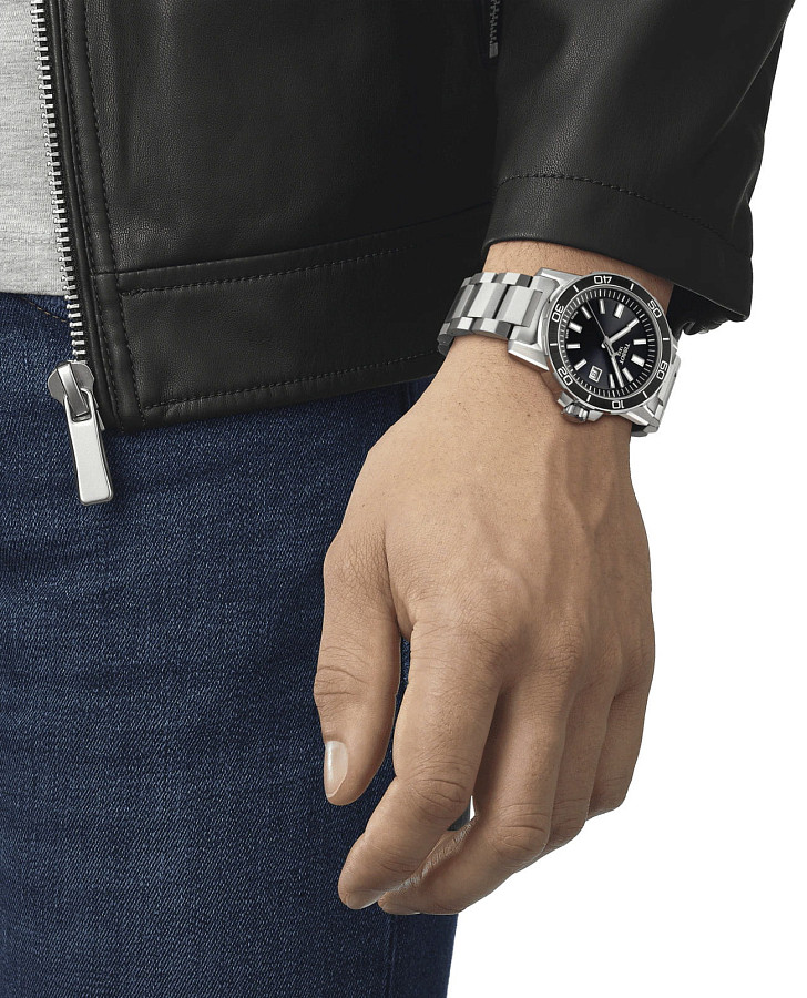 Часы Tissot Supersport Gent T125.610.11.051.00 — кварцевые, сталь металл