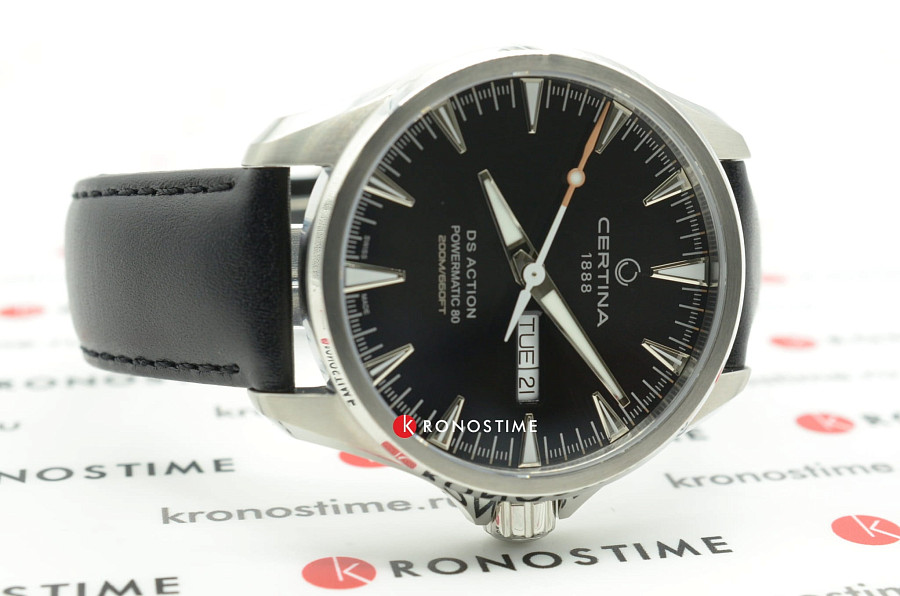 Часы Certina DS Action Day-Date Powermatic 80 C032.430.16.051.00 — механические, сталь металл