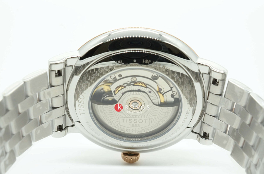 Часы Tissot Carson Premium Powermatic 80 T122.407.22.033.00 — серебристый, металл сталь