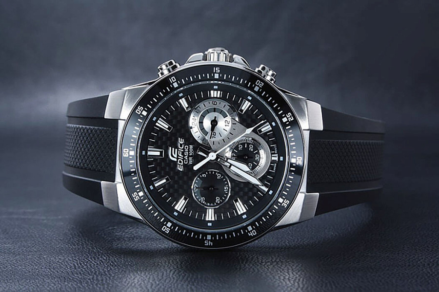 Часы Casio Edifice EF-552-1A — металл сталь, Япония