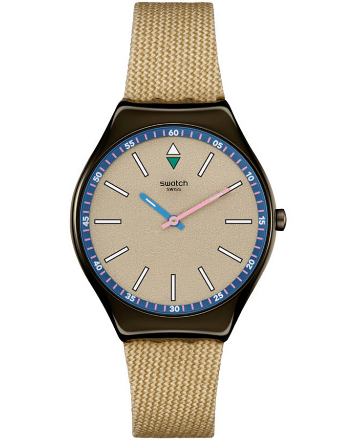 Часы Swatch Skin Irony SYXM100 — женские, бежевый