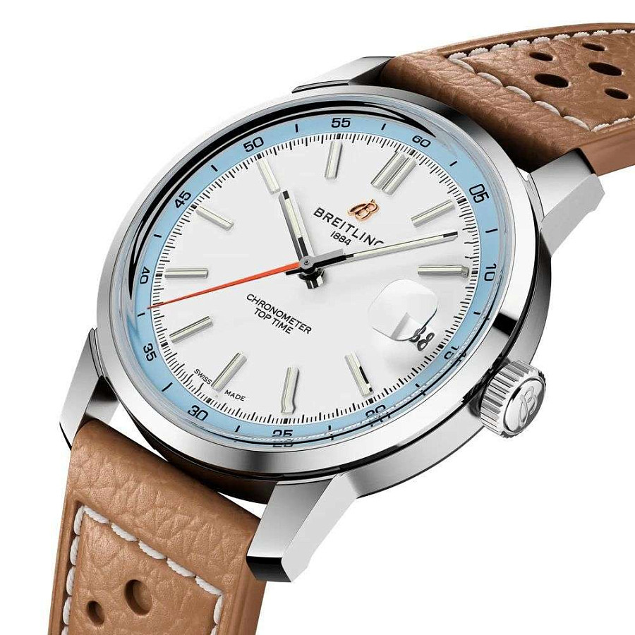 Часы Breitling Top Time B31 AB3113281A1X1 — механические, сталь металл