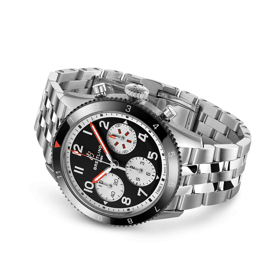 Часы Breitling Classic Avi Chronograph 42 Mosquito Y233801A1B1A1 — сталь металл, Швейцария