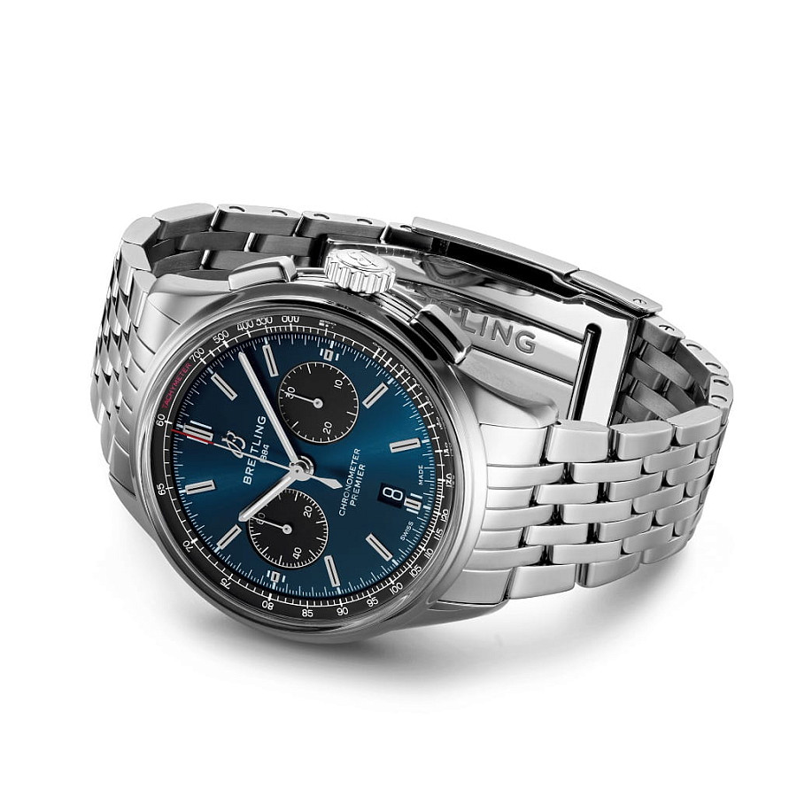 Часы Breitling Premier B01 Chronograph 42 AB0118221C1A1 — сталь металл, Швейцария