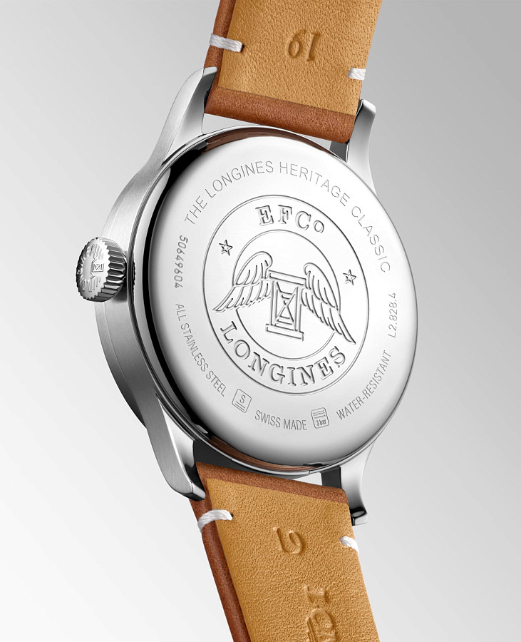 Часы Longines Heritage Classic L2.828.4.53.2 — механические, сталь металл