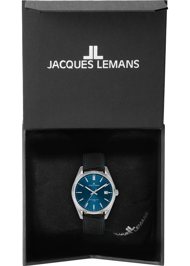 Часы Jacques Lemans Derby 50-4R — кварцевые, сталь