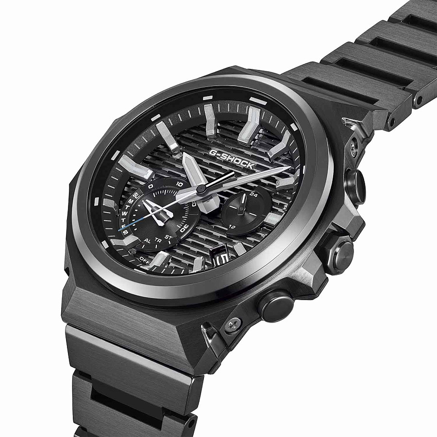 Часы Casio G-Shock G-Steel GST-B1000BD-1A — кварцевые, карбон металл сталь