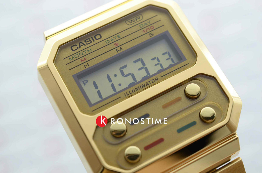 Часы Casio Vintage A100WEG-9A — Япония, кварцевые