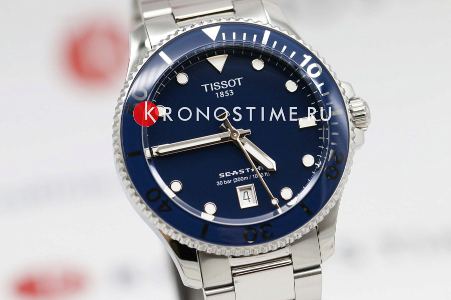 Часы Tissot Seastar 1000 T120.410.11.041.00 — кварцевые, Швейцария, мужские