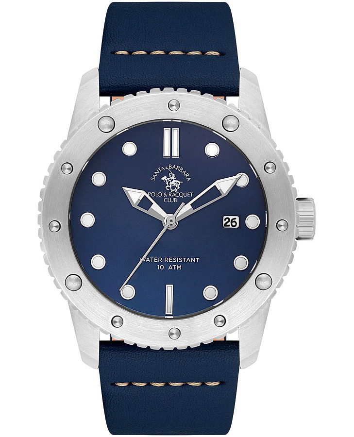 Часы Santa Barbara Polo & Racquet Club Legend SB.8.10001-2 — мужские, синий