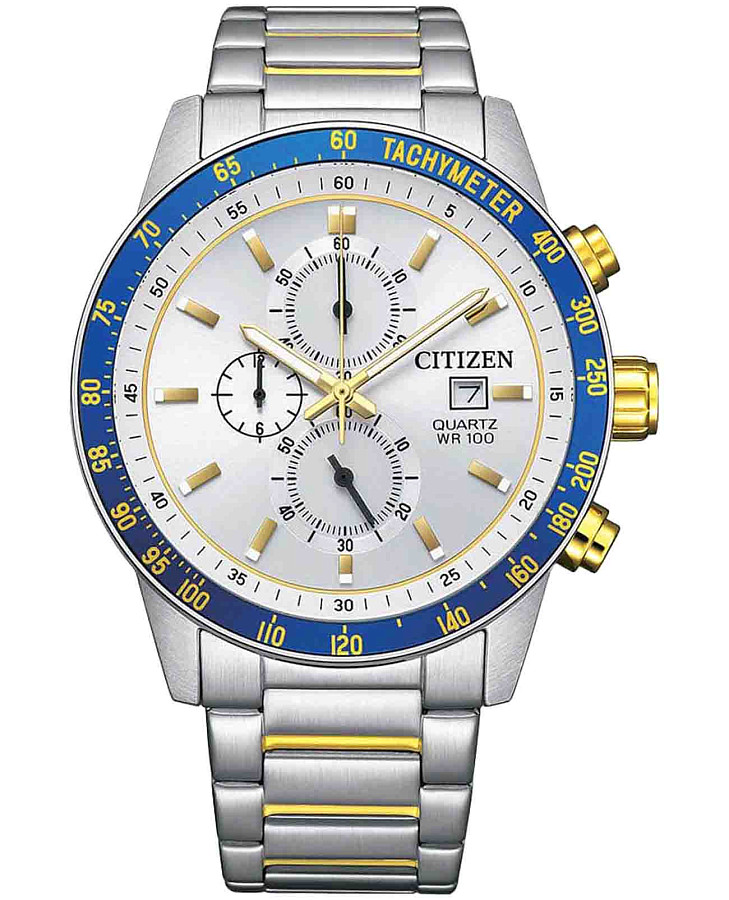 Часы Citizen Chronograph AN3686-53A — мужские, серебристый